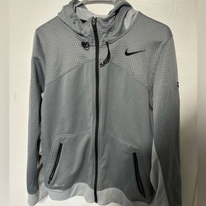 Nike Kobe Bryant Dominator Hero Dri-Fit Zip Up Grey Small Hoodie Rare mamba